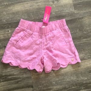Brand new Pink Lilly Pulitzer linen shorts